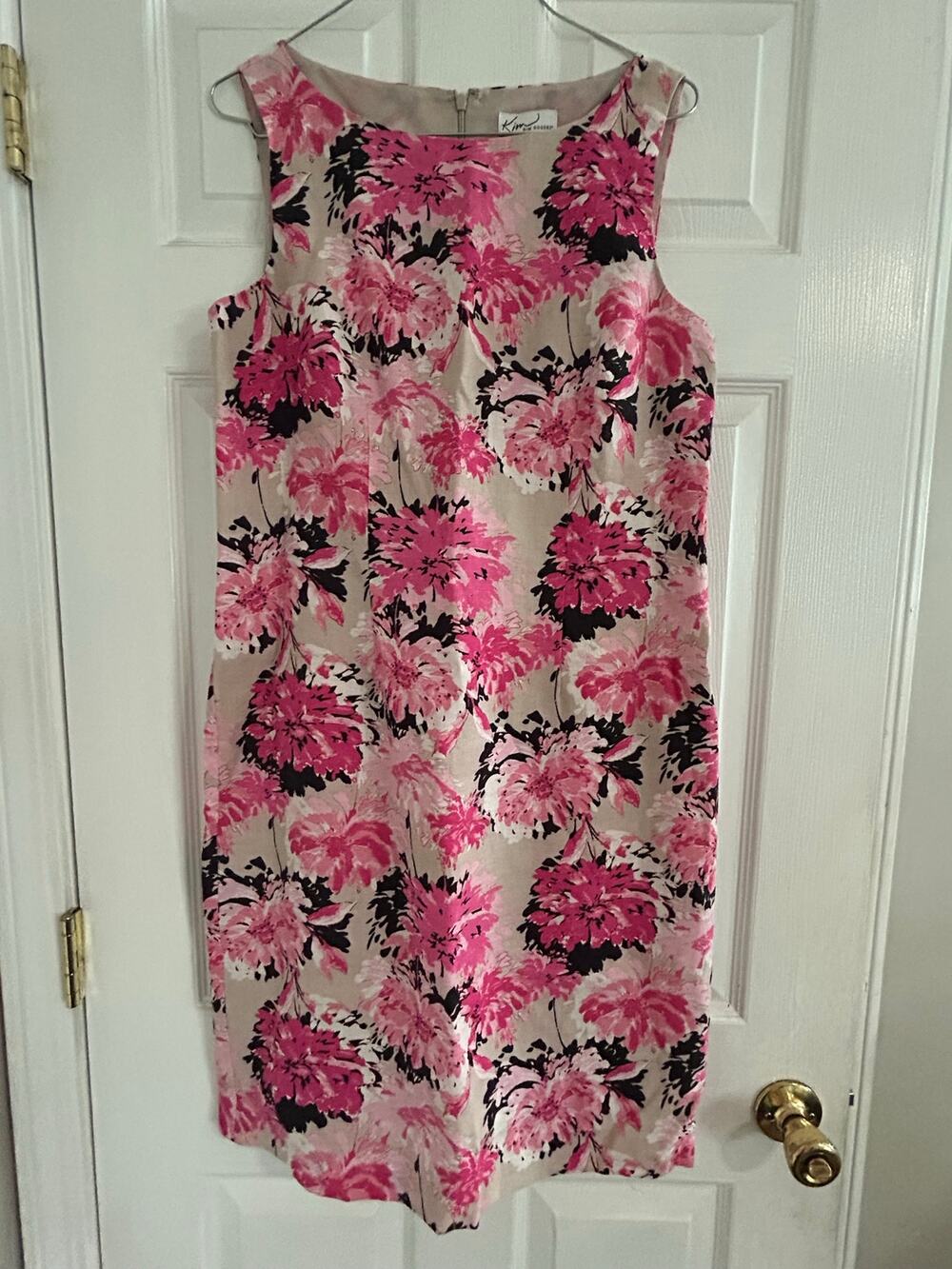Kim Rogers floral linen dress